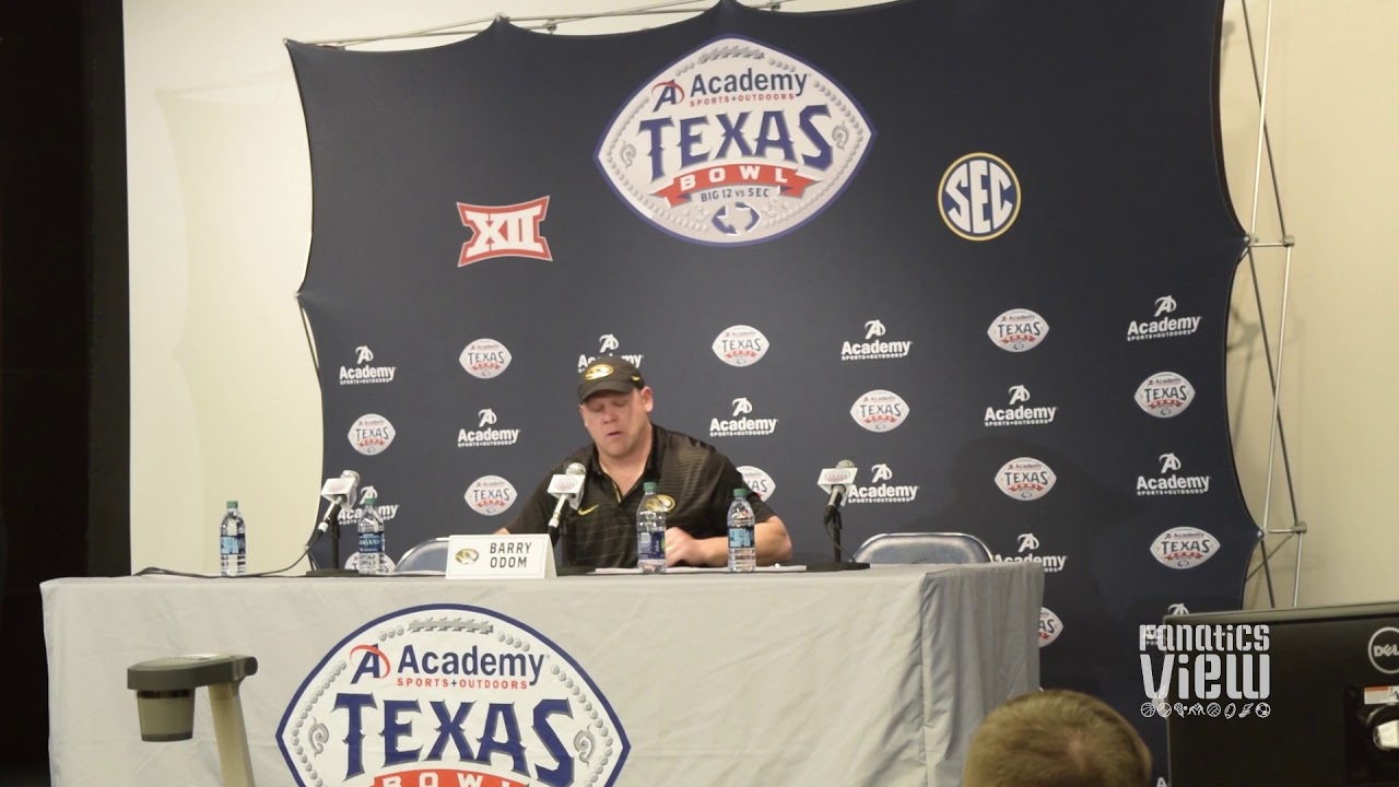 Missouri head coach Barry Odom discusses losing the Texas Bowl