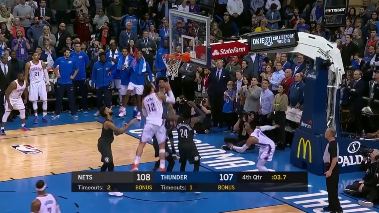 Russell Westbrook secures the victory with a go-ahead layup