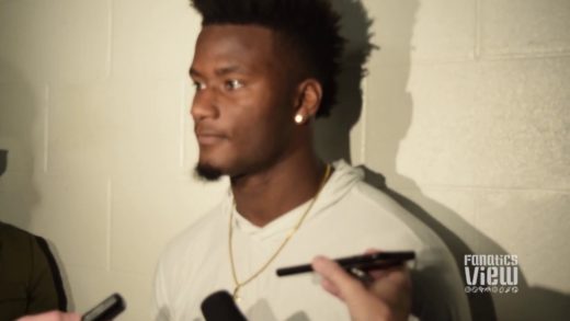 Texas linebacker Naashon Hughes speaks on Texas finally winning a Bowl game