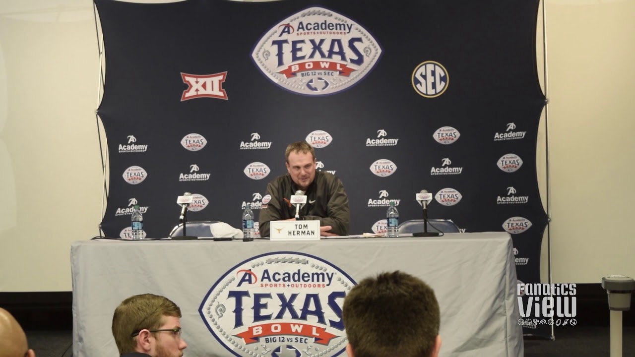 Tom Herman discusses Texas' victory over Missouri in the Texas Bowl
