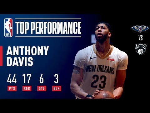 Brooklyn Nets have no answer for Anthony Davis in double overtime defeat