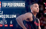 C.J. McCollum drops career-high 50 points in just 3 quarters
