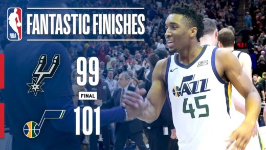 Donovan Mitchell’s 25 points rally the Jazz past San Antonio