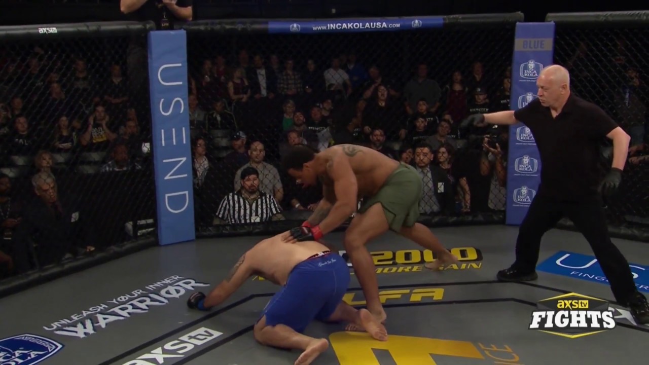 Greg Hardy with an impressive 14 second KO at his LFA debut in Dallas