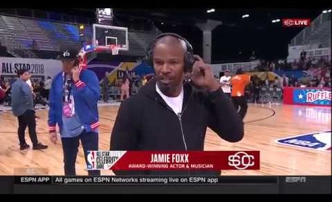 Jamie Foxx walks off SportsCenter interview when asked about Katie Holmes