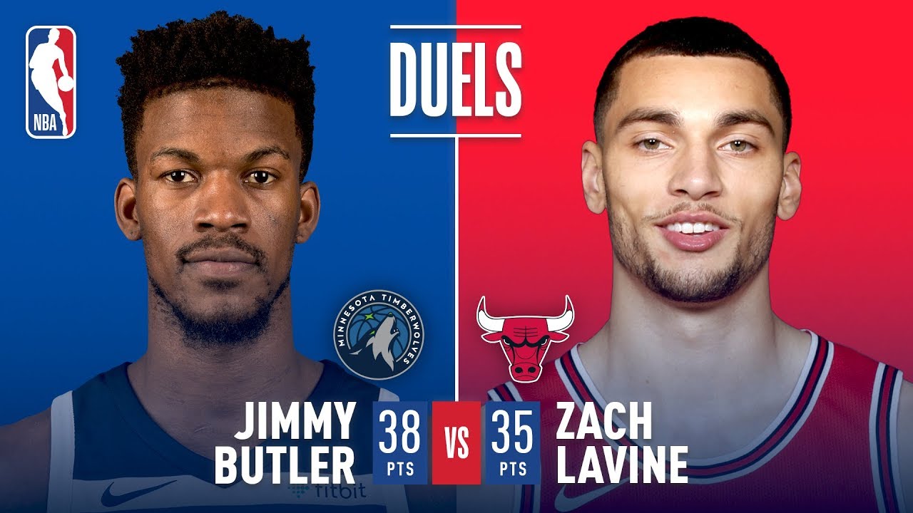 Jimmy Butler and Zach LaVine duke it out in Chicago