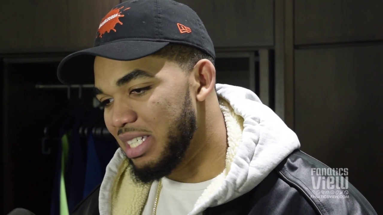 Karl Anthony-Towns talks Super Bowl match-up & his NBA All-Star appearance