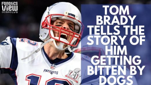 Tom Brady tells the story of him getting bitten by dogs