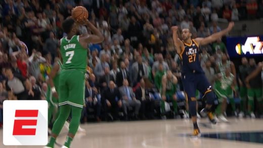 Celtics’ Jaylen Brown Hits Game Winning 3-Pointer vs. Jazz