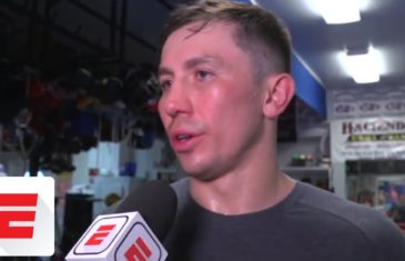 Gennady Golovkin says Canelo Alvaez is cheating in a ESPN interview