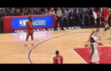 James Harden absolutely cooks Wesley Johnson with a sweet crossover