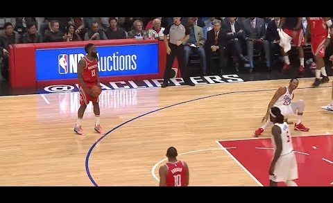 James Harden absolutely cooks Wesley Johnson with a sweet crossover