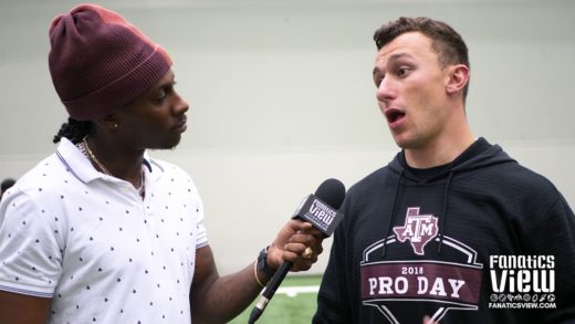 Johnny Manziel talks Overcoming The Past & 2018 Texas A&M Pro Day with De’Vante Harris