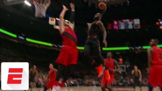 LeBron James ends Jusuf Nurkic’s career with thunderous slam