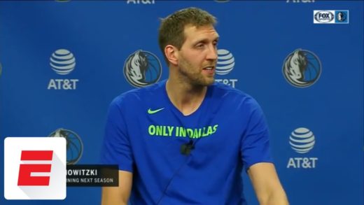 Dirk Nowitzki announces his return to the Mavs for another season