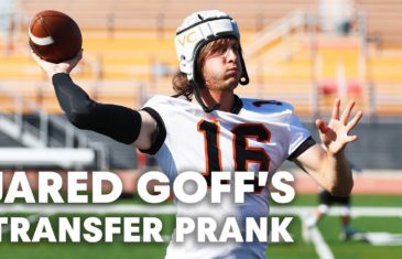 Jared Goff pulls an epic prank on Ventura College football team