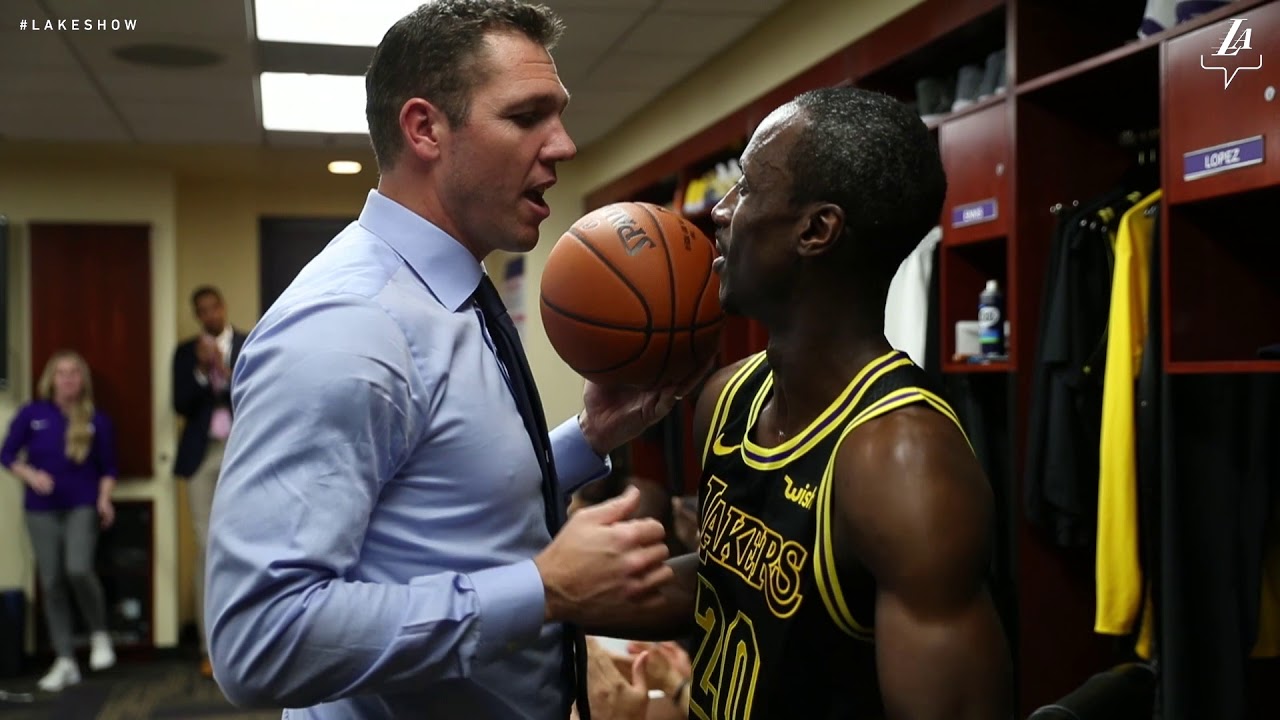 Lakers rookie Andre Ingram receives game ball after dazzling debut