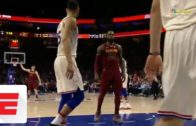 LeBron James dunks and posterizes 76ers’ Ersan Illyasova