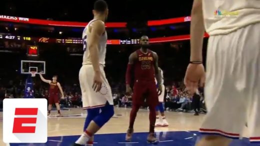 LeBron James dunks and posterizes 76ers’ Ersan Illyasova