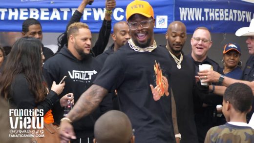 Von Miller Dances & Gets Lit with Kids at Von Miller Day in DeSoto