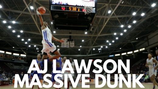 AJ Lawson Throws Down a Massive Dunk