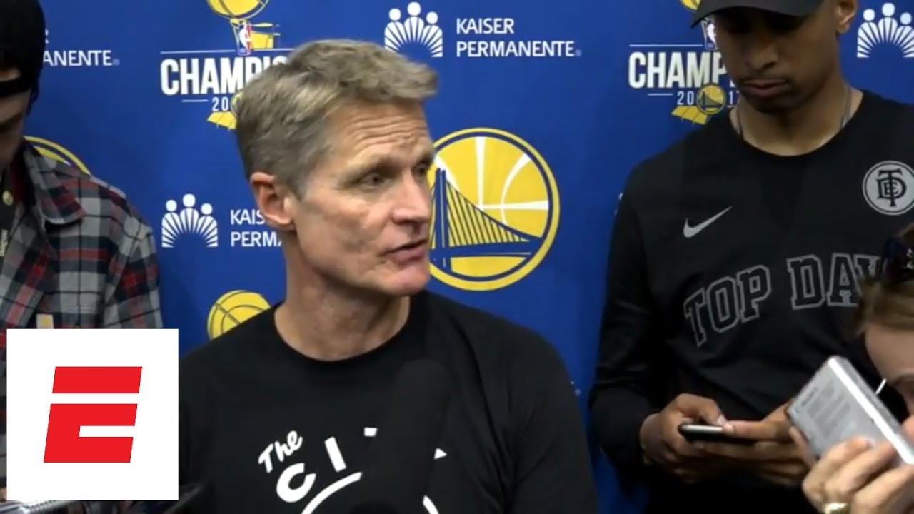 Steve Kerr explains That The First Championship Is The Hardest