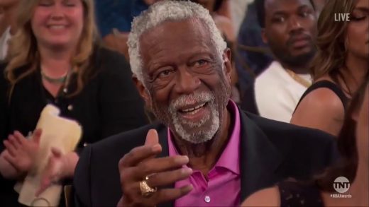 Bill Russell Flips Off Charles Barkley at NBA Awards