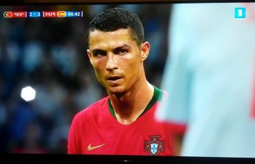 Cristiano Ronaldo Hat Trick Free Kick Goal Against Spain