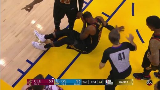 Draymond Green Pokes LeBron James In The Eye