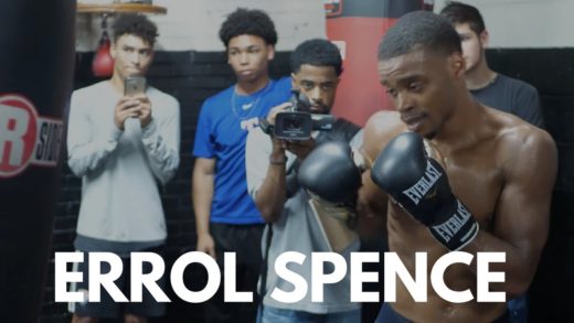 Errol Spence Jr. displays Powerful Body Shots on Heavy Bag