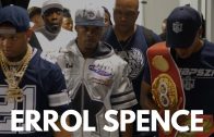 Errol Spence Jr. Walks Out in Dallas Cowboys Wardrobe