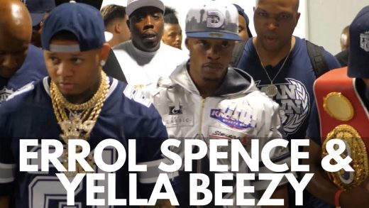 Errol Spence Jr. & Yella Beezy Walk Out to “That’s On Me”