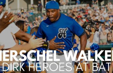 Herschel Walker Hits Double at Dirk’s Heroes