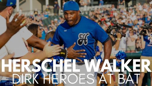 Herschel Walker Hits Double at Dirk’s Heroes