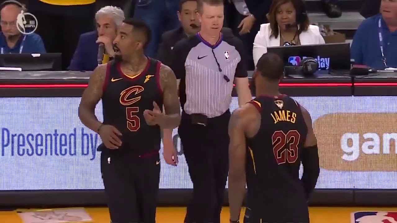 J.R. Smith Dribbles Out Shot Clock in Game 1 of NBA Finals