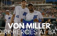 Von Miller Hits Popup for a Single at Dirk’s Heroes