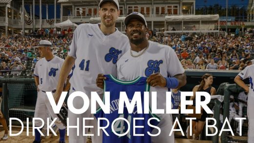 Von Miller Hits Popup for a Single at Dirk’s Heroes