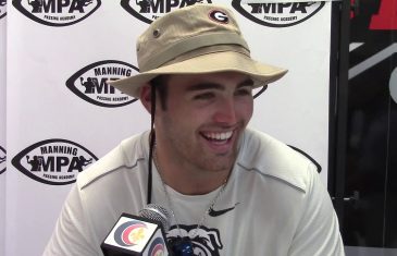 Jake Fromm at Manning Passing Academy