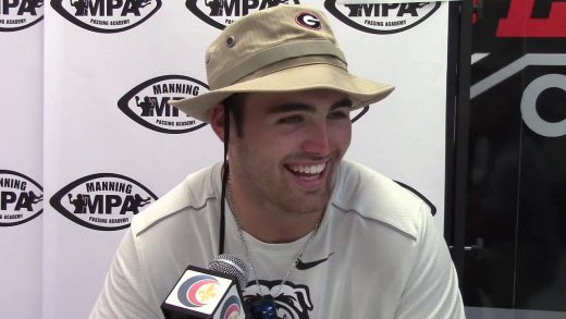 Jake Fromm at Manning Passing Academy