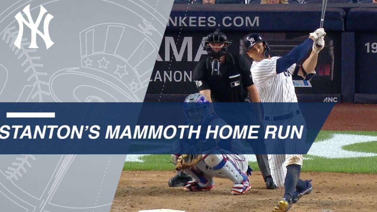 Giancarlo Stanton Obliterates Baseball for Record Setting Homer
