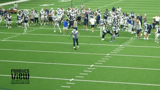 Jaylon Smith breaks up pass against Rod Smith