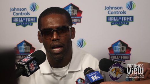 Randy Moss speaks on Hall of Fame Induction, Brian Urlacher, Vikings Career