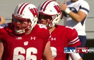 BYU Upsets No. 6 Wisconsin in Madison