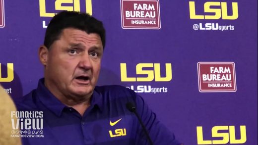 Ed Orgeron speaks on LSU’s Offense, Joe Burrow, Beating SLU & Preparing for Auburn