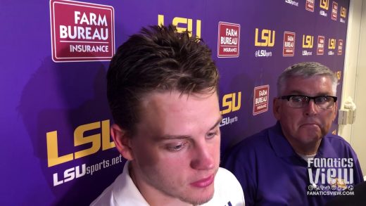 LSU Quarterback Joe Burrow speaks on Battle Against LTU