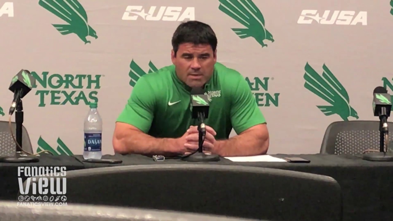 Seth Littrell Discusses North Texas Making Historical Milestones for the Mean Green