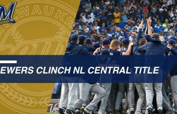 Brewers win NL Central crown after defeating the Cubs