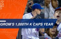 Jacob deGrom tallies 1,000th K in dominant 3-0 win