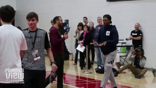 Kyle Lowry Crosses and Puts a Kid on Skates Then Makes Campers Do Push Ups! (SHEESH!)