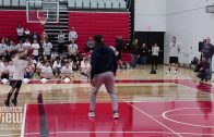Kyle Lowry with a Hilarious MASSIVE BLOCKED SHOT on a Young Camper